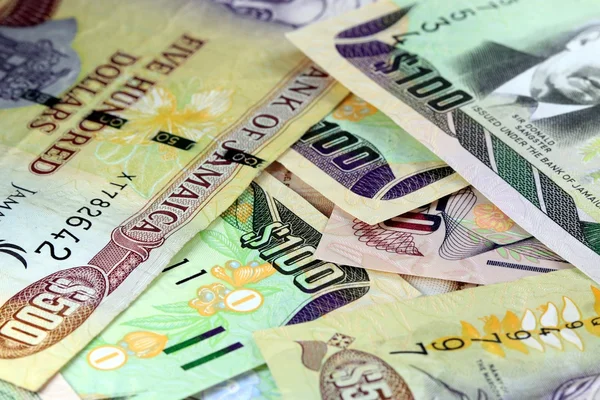 Monnaie jamaïcaine - Stabilité bancaire et économique — Photo
