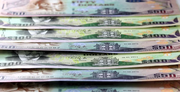 Ямайка валюти - банкінг та економічної стабільності — стокове фото