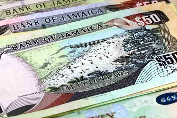 Τζαμάικα νόμισμα - τραπεζική και οικονομική σταθερότητα — Φωτογραφία Αρχείου