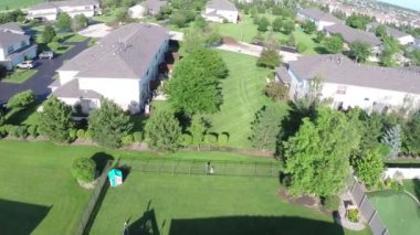 Ek yükü hava görünümünü yukarıda konut evleri