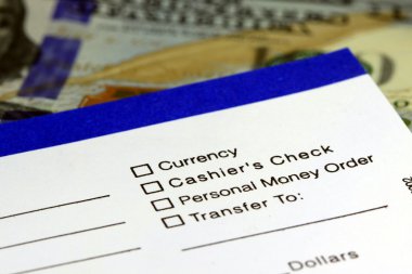 Havale makbuzu - Finans ve muhasebe kavram bankacılık iş gelir