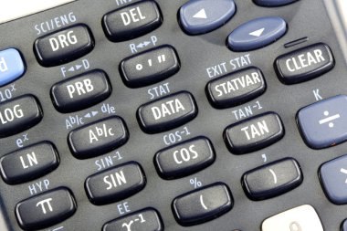 Ayrıntı görünümü modern bilimsel hesap makinesi