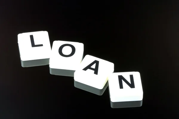 Han ordet lån - A termen används för företag inom finansiering och börshandel — Stockfoto
