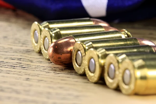 Groupe de balles - Droits des armes à feu — Photo