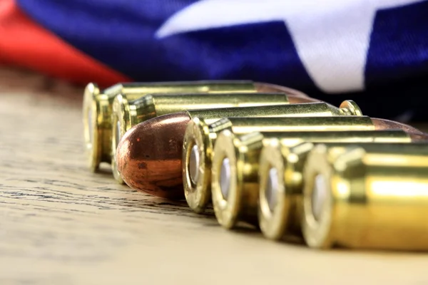 Grupo de balas - Derechos de las armas — Foto de Stock