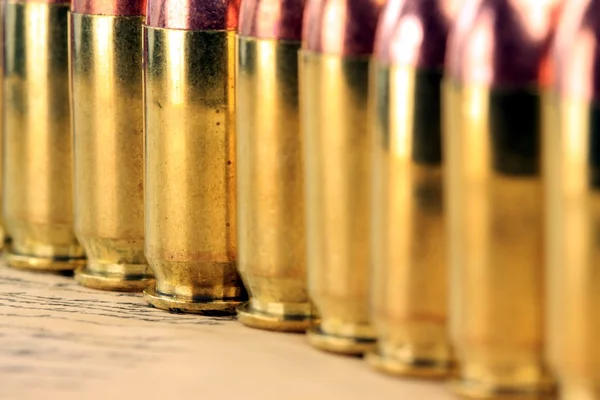 Grupo de balas - Direitos de arma — Fotografia de Stock