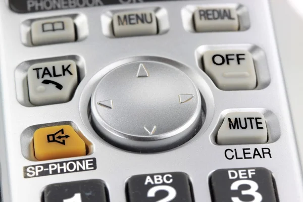 Modern dijital telefon tuş takımı portre