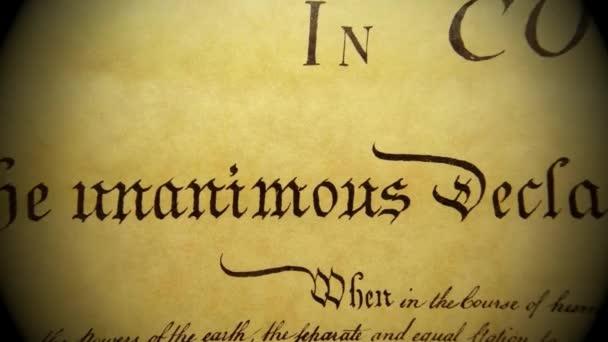 Ústava Spojených států historický dokument - jsme lidé Bill práv