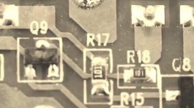 yeşil elektronik devre kartı