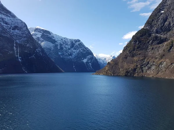 Het Ardalsfjord Noorwegen — Stockfoto