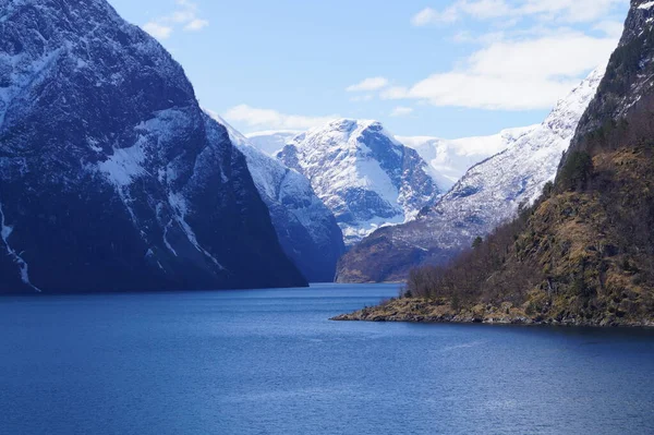 挪威的Ardalsfjord — 图库照片