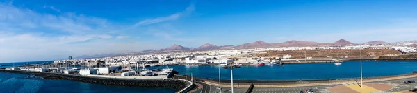 Pequeno Porto Arrecife Lanzarote Espanha — Fotografia de Stock