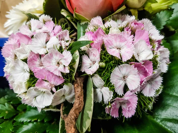 Bukiet Ślubny Różnymi Kwiatami — Zdjęcie stockowe