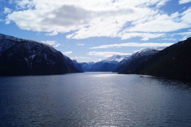 Norveç 'teki Sognefjord.