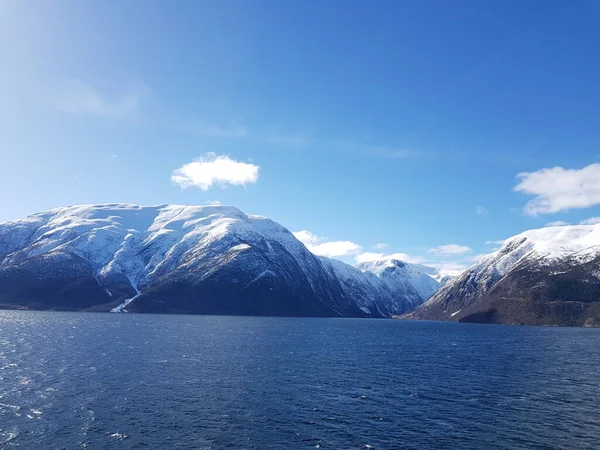 Sognefjorden Norge — Stockfoto