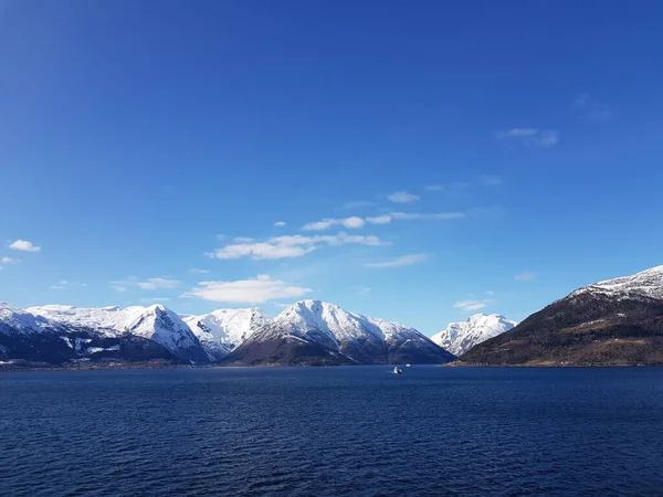 Norveç Teki Sognefjord — Stok fotoğraf