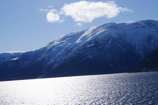 ノルウェーのソグネフィヨルド — ストック写真