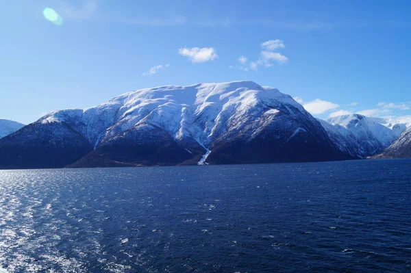 Norveç Teki Sognefjord — Stok fotoğraf