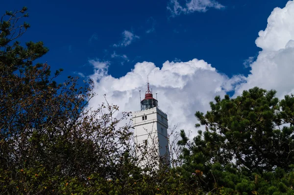 Der Leuchtturm Blavandshuk Fyr Der Westküste Dänemarks — Stockfoto