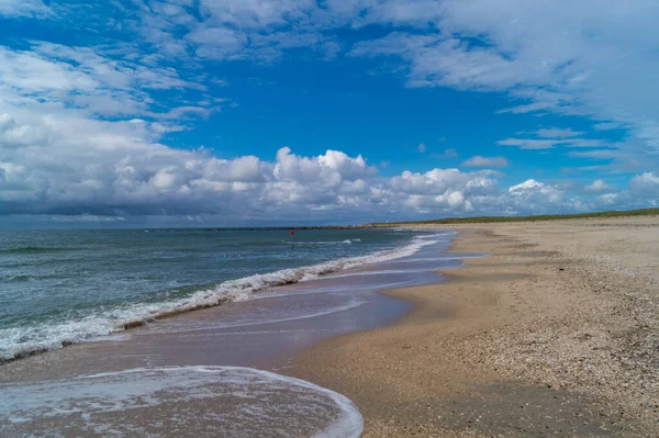 Impressionen Vom Endlosen Strand Nordmeer Blavand Dänemark — Stockfoto