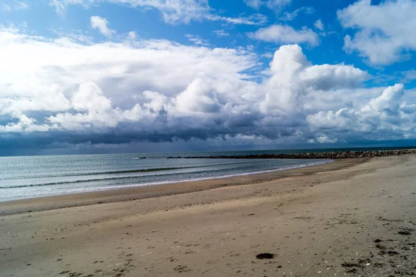 Intryck Den Oändliga Stranden Vid Det Norra Havet Blavand Danmark — Stockfoto