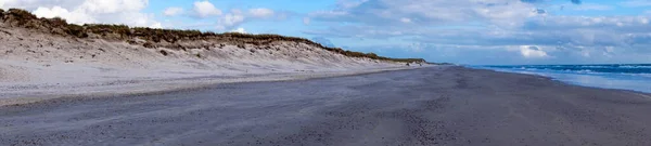 Benyomások Végtelen Strand Északi Tenger Blavand Dánia — Stock Fotó