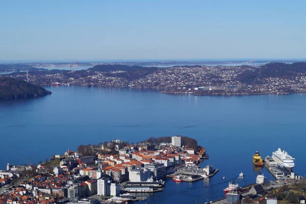 Bergen Eine Stadt Norwegen — Stockfoto