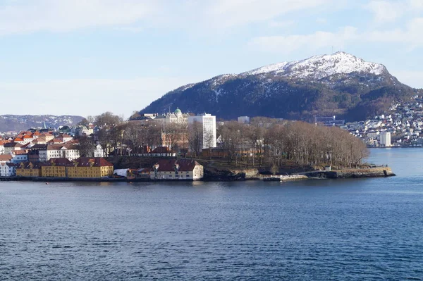 Bergen Egy Város Norvégiában — Stock Fotó