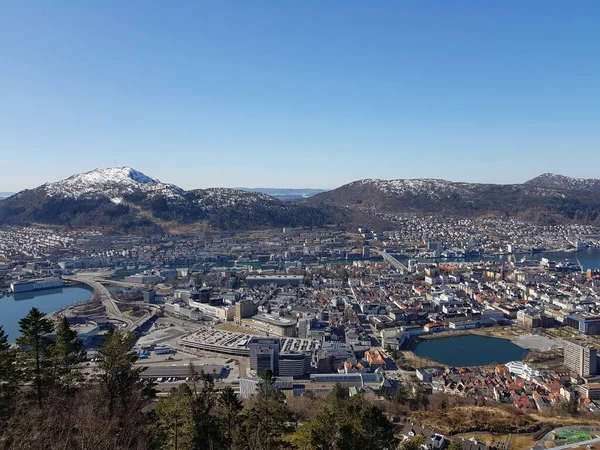 Bergen Μια Πόλη Στο Norway — Φωτογραφία Αρχείου