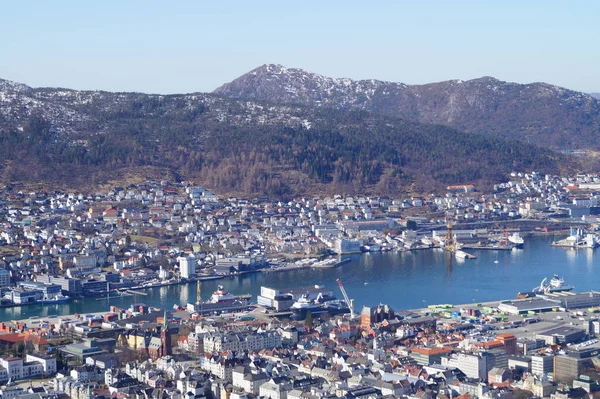 Bergen Eine Stadt Norwegen — Stockfoto