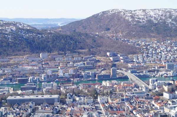 Bergen Eine Stadt Norwegen — Stockfoto