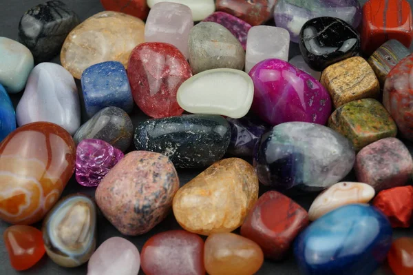 Algumas Pedras Semi Preciosas — Fotografia de Stock