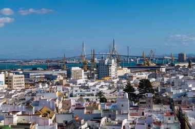 Cadiz şehri İspanya Endülüs farklı bakış açıları açısından