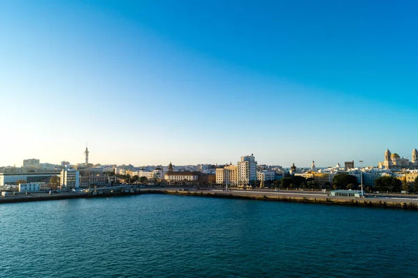 Cidade Cádiz Espanha Andaluzia Sob Perspectiva Diferentes Pontos Vista — Fotografia de Stock