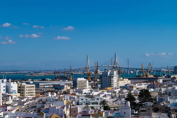 Cidade Cádiz Espanha Andaluzia Sob Perspectiva Diferentes Pontos Vista — Fotografia de Stock