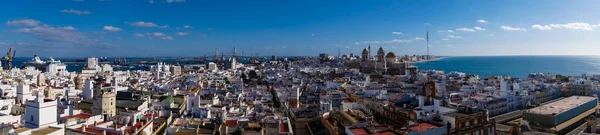 Cidade Cádiz Espanha Andaluzia Sob Perspectiva Diferentes Pontos Vista — Fotografia de Stock