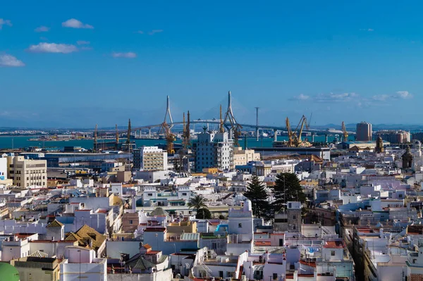 Cadiz Városa Spanyolország Andalúzia Különböző Nézőpontokból — Stock Fotó