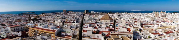 Cidade Cádiz Espanha Andaluzia Sob Perspectiva Diferentes Pontos Vista — Fotografia de Stock