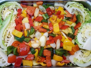 Pastırmalı domuz filetosu.