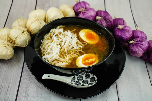 Freshly Cooked Japanese Ramen Soup — Stock Photo, Image