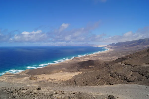 Vandringsled Cofete Kust Fuerteventura — Stockfoto