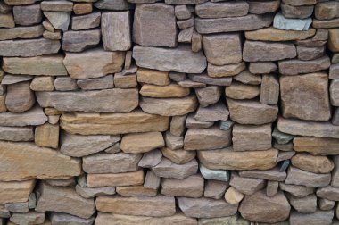 Tuğla, taş ve füg duvarı