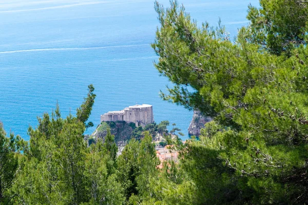 Walking Trail Top Mount Sdr Dubrovnik Great Panoramic View — Stock Photo, Image