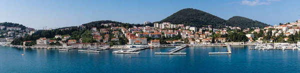 Dubrovnik Vanuit Het Perspectief Van Een Cruiseschip — Stockfoto