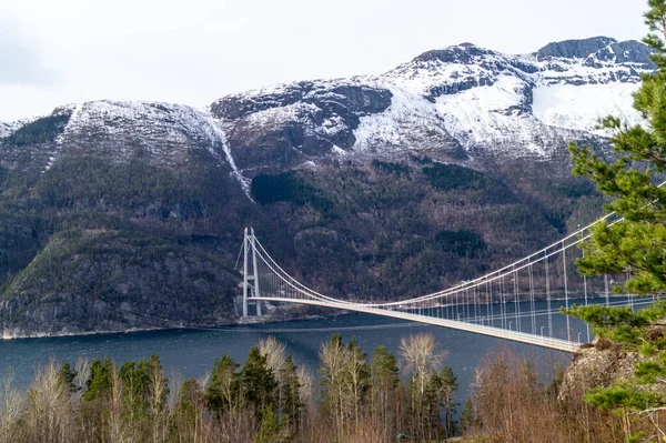 Hardanger Bridge Noorwegen — Stockfoto