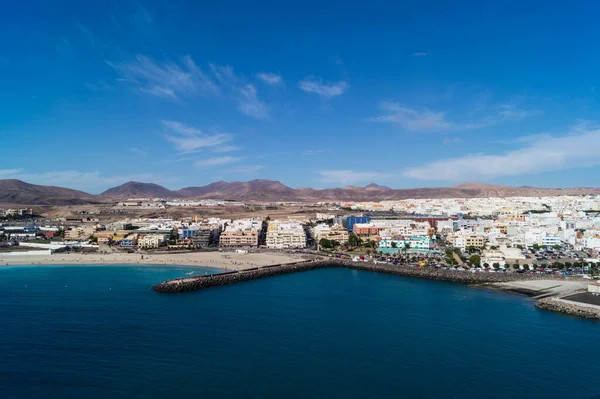 Puerto Del Rosario Fuerteventura Från Perspektivet Kryssningsterminalen — Stockfoto