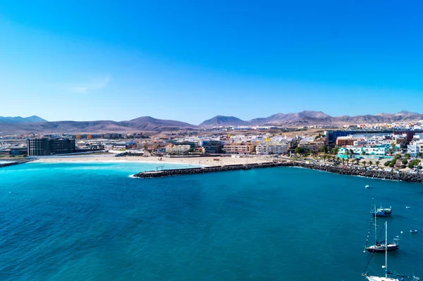 Puerto Del Rosario Fuerteventura Från Perspektivet Kryssningsterminalen — Stockfoto