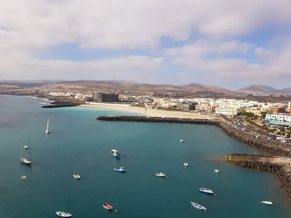 Puerto Del Rosario Fuerteventura Aus Der Perspektive Des Kreuzfahrtterminals — Stockfoto