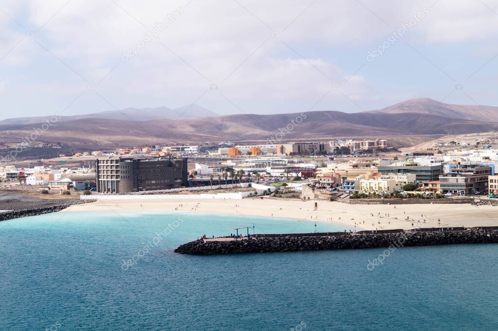 Puerto del Rosario Fuerteventura from the perspective of the cruise terminal