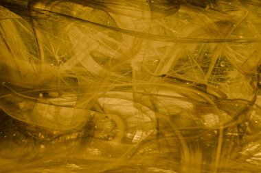 Suda yağlı boya emülsiyonları olan soyut sanat eserleri